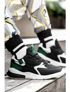 DARK SEER Black White Green Unisex Sneaker