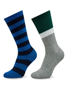 Sada 2 párů vysokých ponožek unisex United Colors Of Benetton
