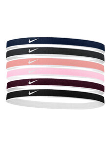 Nike nike swoosh sport headbands 6 pk tipped MULTICOLOR