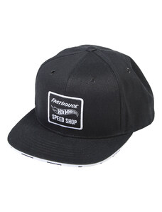 Fasthouse Staging Hot Wheels Hat Black White