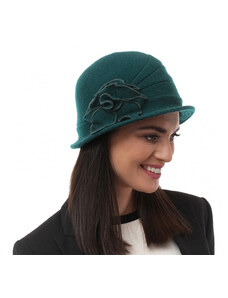 Rabionek Dámský vlněný klobouk Olivia tmavě zelený
