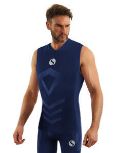 Sesto Senso Man's Thermo Tank Top CL38 Navy Blue