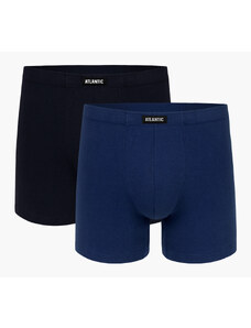 Pánské boxerky ATLANTIC 2Pack - černé/modré