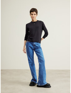 Tommy Jeans dámský černý tenký svetr