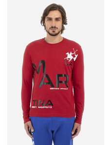 TRIČKO LA MARTINA MAN T-SHIRT L/S PEACHED COTTON