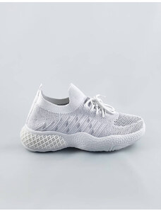 Bílé ažurové dámské sneakersy FEEBIT-ER, biały ONE SIZE i392_19452-D