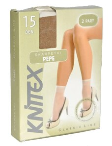 Dámské lycrové ponožky Knittex Pepe 2-pack, béžová Univerzální