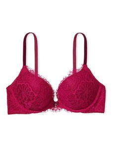 Victoria's Secret Push Up Podprsenka s krajkou a sametem