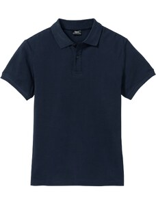 bonprix Pólo tričko z piké, krátký rukáv Modrá