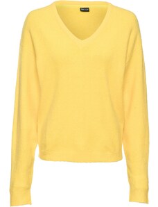 bonprix Pletený svetr Oversize Žlutá