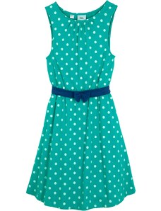 bonprix Žerzejové šaty pro dívky Zelená