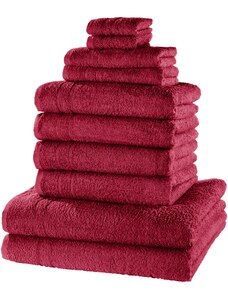 bonprix Souprava ručníků (10dílná) Fialová