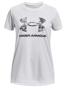 Triko Under Armour UA Tech Print BL SSC-WHT 1377016-101