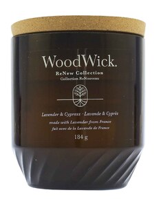 WoodWick ReNew Lavender & Cypress svíčka střední 184 g