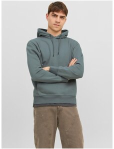 Šedá pánská mikina s kapucí Jack & Jones Star - Pánské