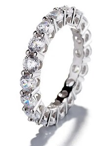 MAJYA Stříbrný prsten z čirých zirkonů SHERYL 10057/5