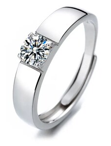 MAJYA Stříbrný prsten s kamínkem AZAEL 10338