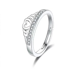 MAJYA Stříbrný nastavitelný prsten LEA 10357