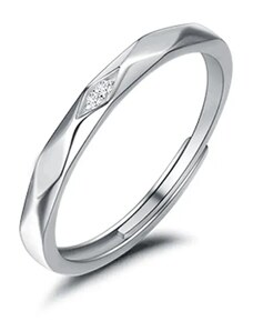 MAJYA Stříbrný nastavitelný prsten s kamínkem VICTORIE 10327