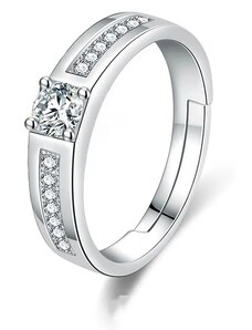MAJYA Stříbrný nastavitelný prsten CARMEN big 10346