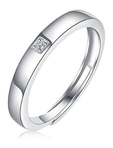 MAJYA Stříbrný nastavitelný prsten s kamínkem CLER 10350