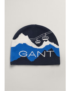 ČEPICE GANT GRAPHIC BEANIE modrá S/M