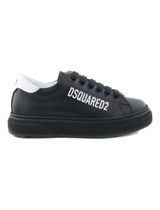 DSQUARED2 TENISKY DSQUARED LOGO PRINT BOXER SNEAKERS LACE UP