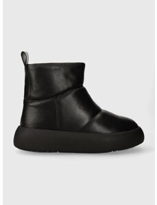 Kožené boty Vagabond Shoemakers AYLIN dámské, černá barva, na platformě, zateplené, 5636.101.20