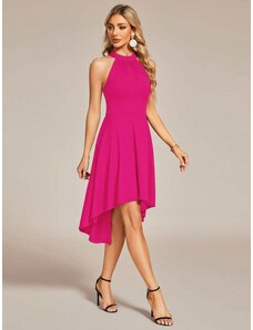 Ever Pretty Elegantní růžové šaty v asymetrické délce