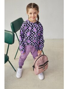NUNU Dívčí kalhoty NUNU vintage purple