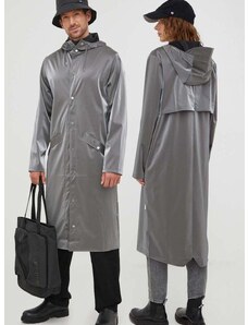 Nepromokavá bunda Rains 18360 Jackets stříbrná barva, přechodná