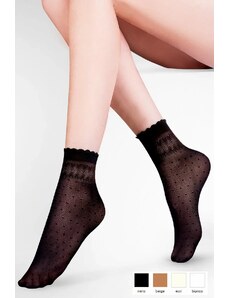Dámské ponožky HA154 Pia nero - Gabriella (černá), černá Univerzální