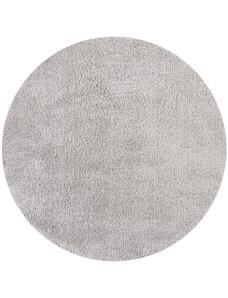 Flair Rugs koberce Kusový koberec Shaggy Teddy Grey kruh - 133x133 (průměr) kruh cm