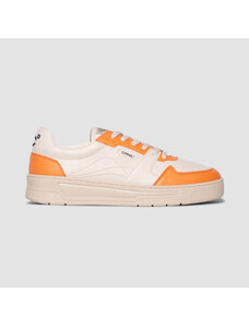 Corail White Vegan Sneakers - Orange Details | Dream