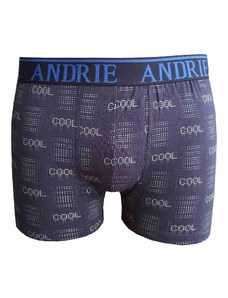 Andrie PS 5792 modrošedé pánské boxerky