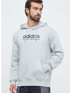 Mikina adidas pánská, s kapucí, s potiskem