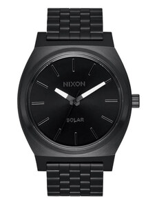 Hodinky Nixon Time Teller Solar All Black / White