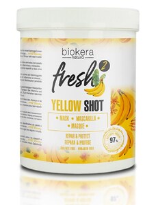 Salerm Cosmetics Salerm Biokera Yellow Shot maska pro poškozené vlasy 1000 ml