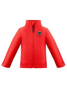 POIVRE BLANC W23-1510-BBBY/A MICRO FLEECE JACKET SCARLET RED 9