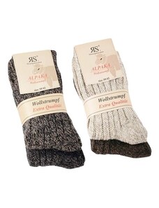 Super teplé vlněné ALPAKA ponožky RS mix barev 35-38