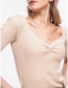 Guess dámské svetrové tričko Erica béžové