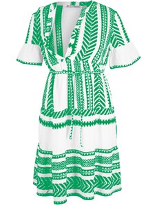 bonprix Těhotenské/kojicí šaty z udržitelné viskózy Zelená
