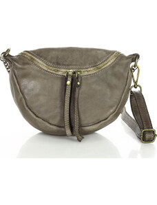 MARCO MAZZINI CROSSBODY KABELKA - HNĚDÁ