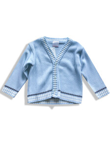 Nursery Time Kojenecký svetr pro miminka modrý delší