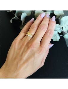 Pfleger Stříbrný prsten luxusní se zirkony