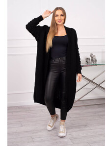 K-Fashion Bublinový svetr s rukávy černý