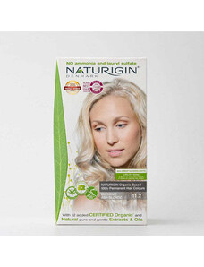 Přírodní velmi světlá blond barva na vlasy se studeným odleskem - NATURIGIN Extreme Ash Blonde 11.2