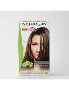 Přírodní světle hnědá čokoládová barva na vlasy - NATURIGIN Light Chocolate Brown 5.0
