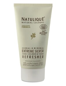 Semipermanentní barvící krém v stříbrném odstínu - NATULIQUE Extreme Silver Refresher 150 ML