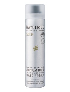 Středně tužící lak na vlasy (cestovní balení) - NATULIQUE Medium Hold Hair Spray 75 ml